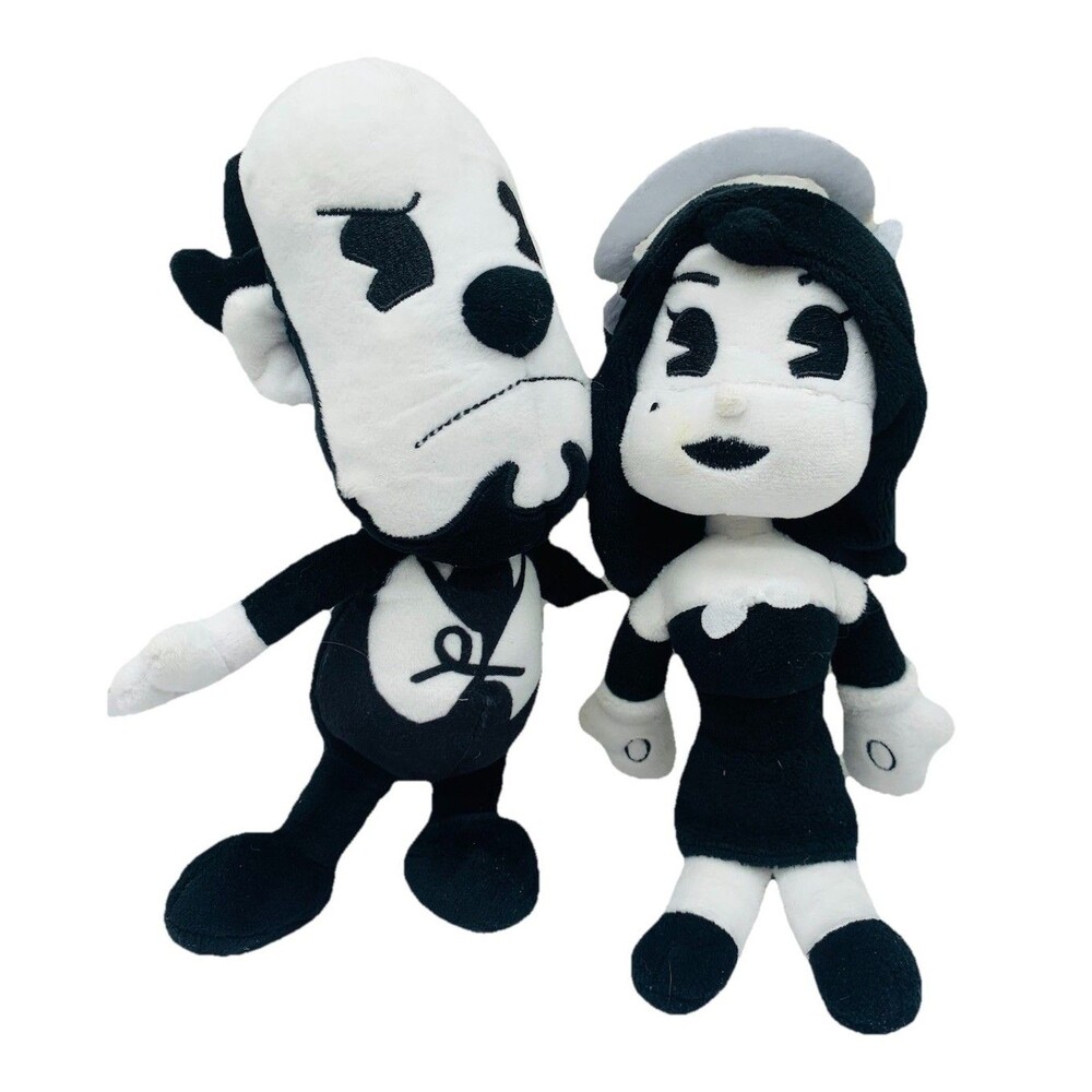 Bendy And The Ink Machine The Butcher Gang Plush Charley PhatMojo & Angel Alice